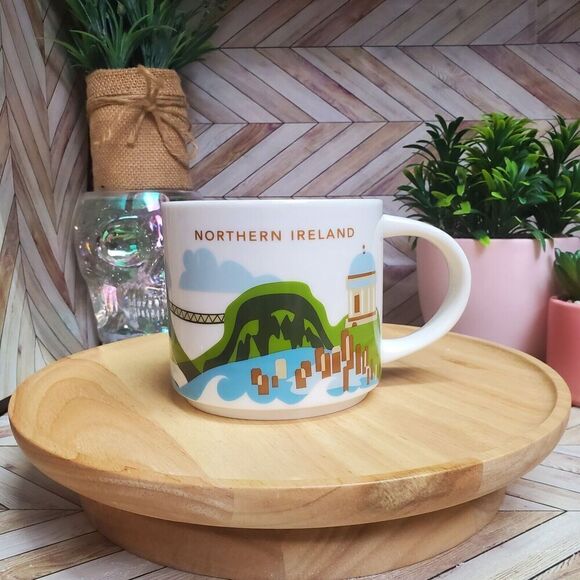 Starbucks Northern Ireland YAH Mug Giants Causeway Dark Hedges New You Are Here - Picture 1 of 7